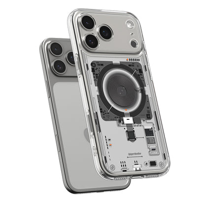 MagSafe tok Apple iPhone 18 Pro / 17 Pro-hoz, Spigen, Ultra Hybrid Neo One, Átlátszó ACS12166