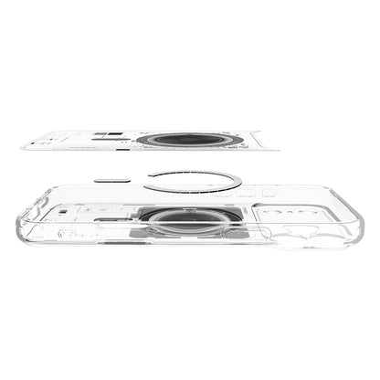 MagSafe tok Apple iPhone 18 Pro / 17 Pro-hoz, Spigen, Ultra Hybrid Neo One, Átlátszó ACS12166