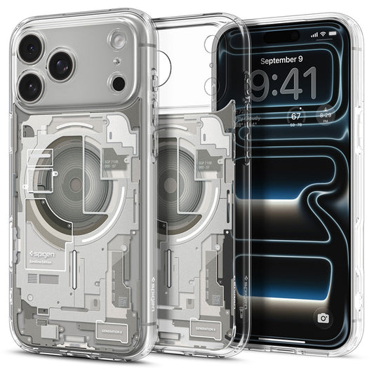 MagSafe tok Apple iPhone 18 Pro / 17 Pro-hoz, Spigen, Ultra Hybrid Zero One, Bézs ACS12164