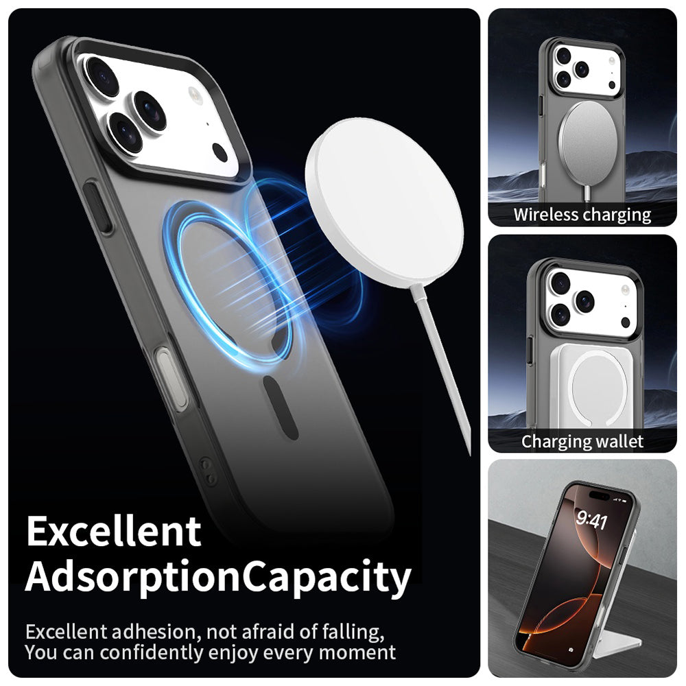 MagSafe tok Apple iPhone 18 Pro / 17 Pro-hoz, Techsuit, CandyCase, Fekete