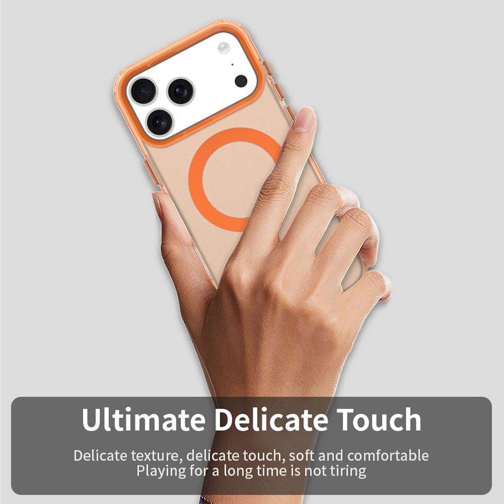 MagSafe tok Apple iPhone 18 Pro / 17 Pro-hoz, Techsuit, CandyCase, Narancssárga