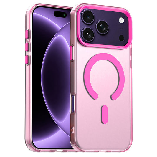 MagSafe tok Apple iPhone 18 Pro / 17 Pro-hoz, Techsuit, CandyCase, Rózsaszín