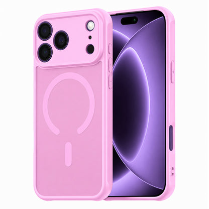 MagSafe Case for Apple iPhone 18 Pro / 17 Pro, Techsuit, HaloFrost II, Pink