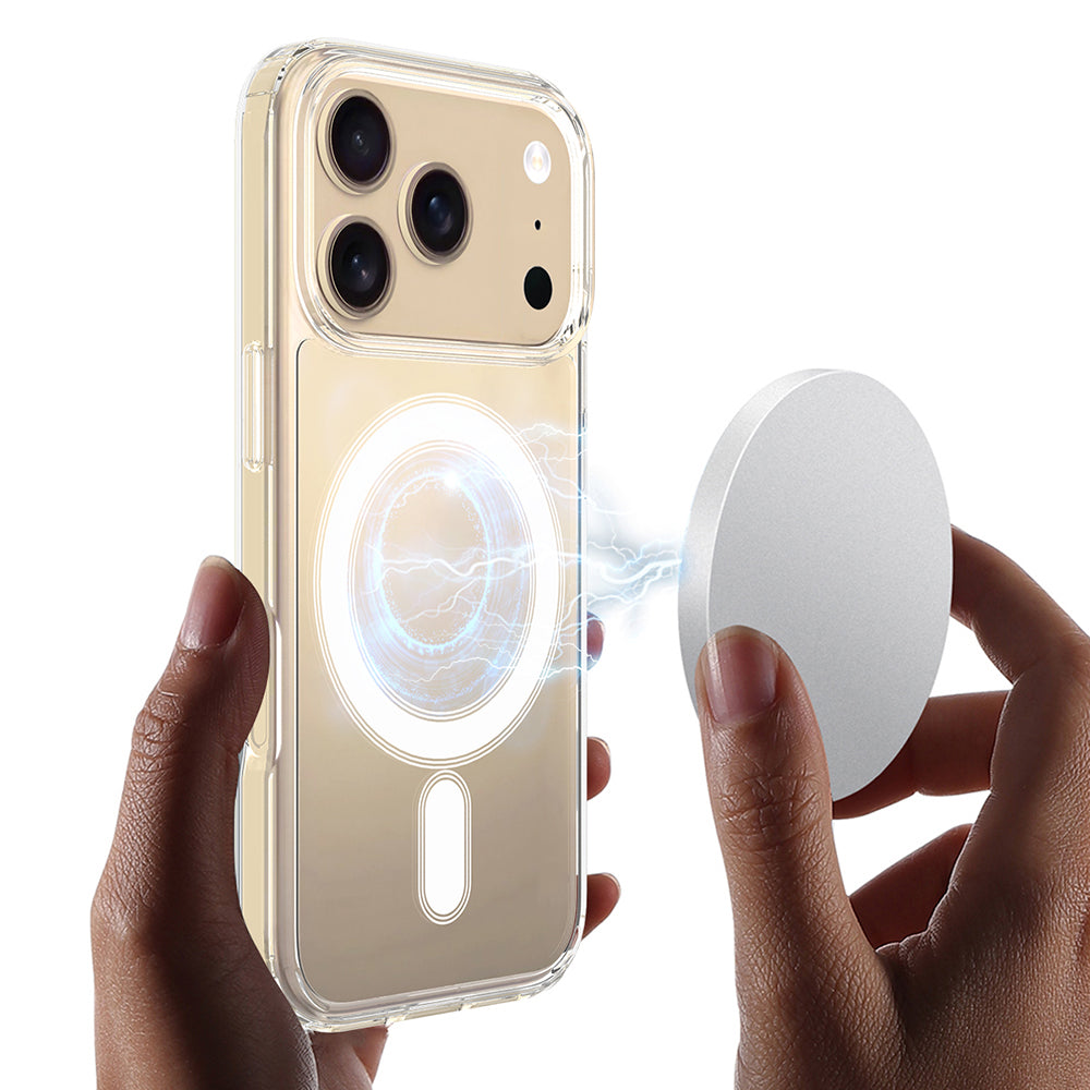 MagSafe tok Apple iPhone 18 Pro / 17 Pro-hoz, Techsuit, Pro, Átlátszó