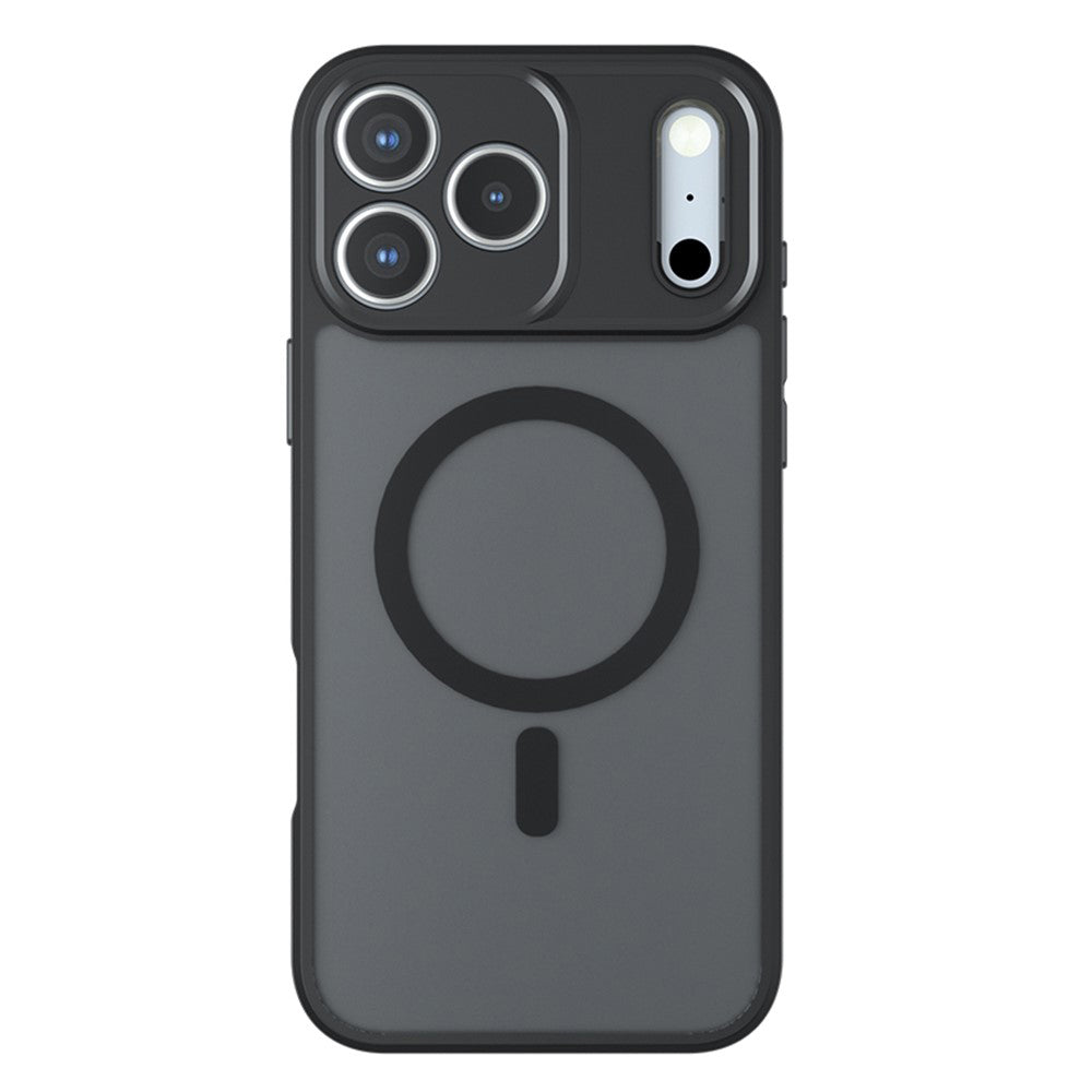 MagSafe tok Apple iPhone 18 Pro / 17 Pro-hoz, Techsuit, PureFrost, Fekete Szatén