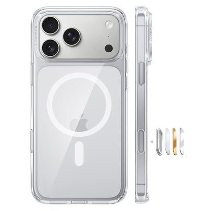 MagSafe tok Apple iPhone 18 Pro / 17 Pro számára, Torras, Guardian, Átlátszó