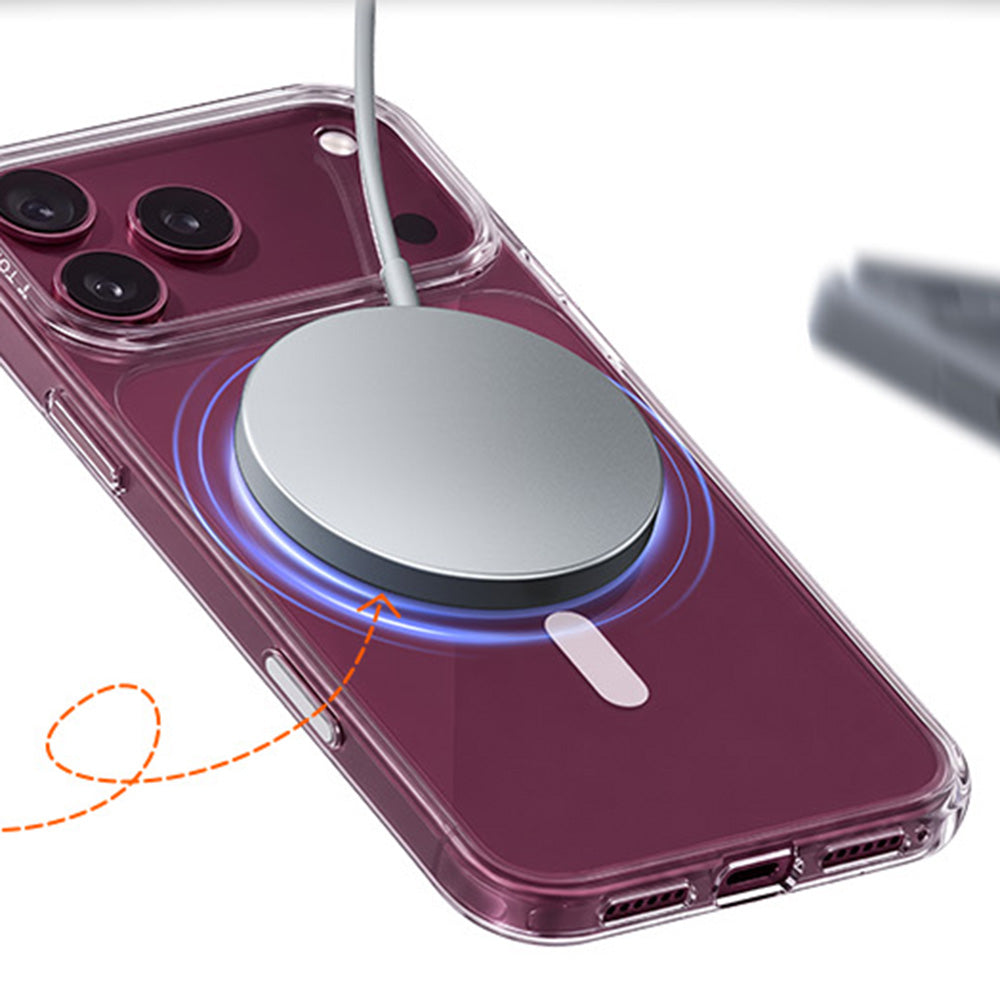 MagSafe tok Apple iPhone 18 Pro / 17 Pro számára, Torras, Guardian, Átlátszó