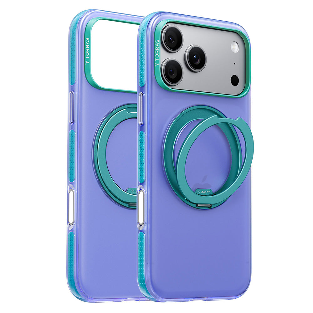 MagSafe Case for Apple iPhone 18 Pro / 17 Pro, Torras, Ostand O3 Hue, Indigo