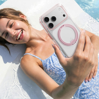 MagSafe Case for Apple iPhone 18 Pro / 17 Pro, Torras, Ostand O3 Light, Pink