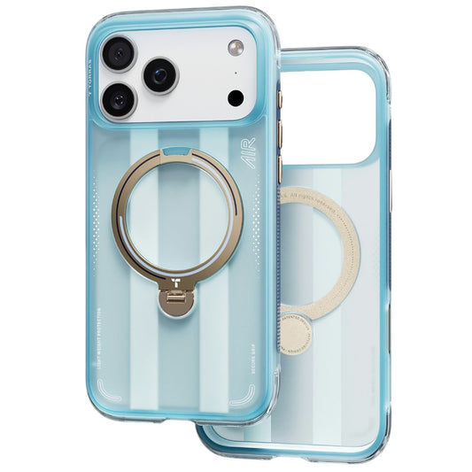 MagSafe tok Apple iPhone 18 Pro / 17 Pro-hoz, Torras, Ostand Q3 Air Football, Kék