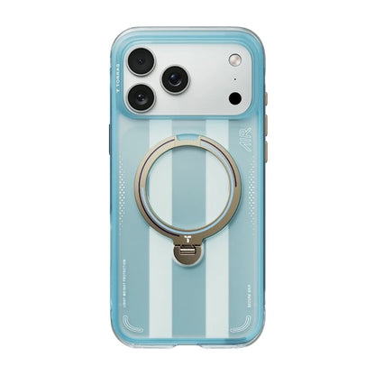 MagSafe tok Apple iPhone 18 Pro / 17 Pro-hoz, Torras, Ostand Q3 Air Football, Kék