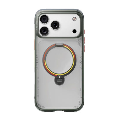 MagSafe tok Apple iPhone 18 Pro / 17 Pro-hoz, Torras, Ostand Q3 Air Football, Szürke