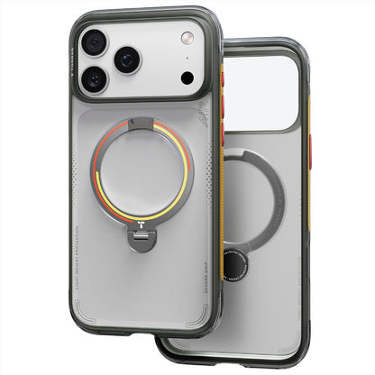 MagSafe tok Apple iPhone 18 Pro / 17 Pro-hoz, Torras, Ostand Q3 Air Football, Szürke