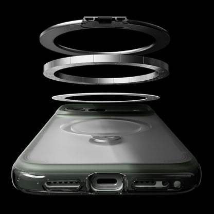 MagSafe tok Apple iPhone 18 Pro / 17 Pro-hoz, Torras, Ostand Q3 Air Football, Szürke