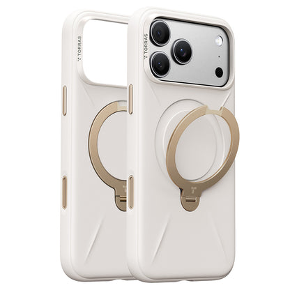MagSafe tok Apple iPhone 18 Pro / 17 Pro-hoz, Torras, QPRO szilikon, fehér