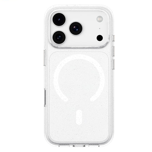 MagSafe tok Apple iPhone 18 Pro Max / 17 Pro Max készülékhez, Blueo, Crystal Pro Anti-Drop Glitter, átlátszó
