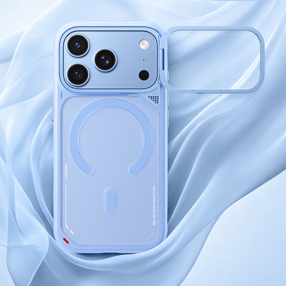 MagSafe Case for Apple iPhone 18 Pro Max / 17 Pro Max, Blueo, Heat Dissipation Stand, Satin Orange