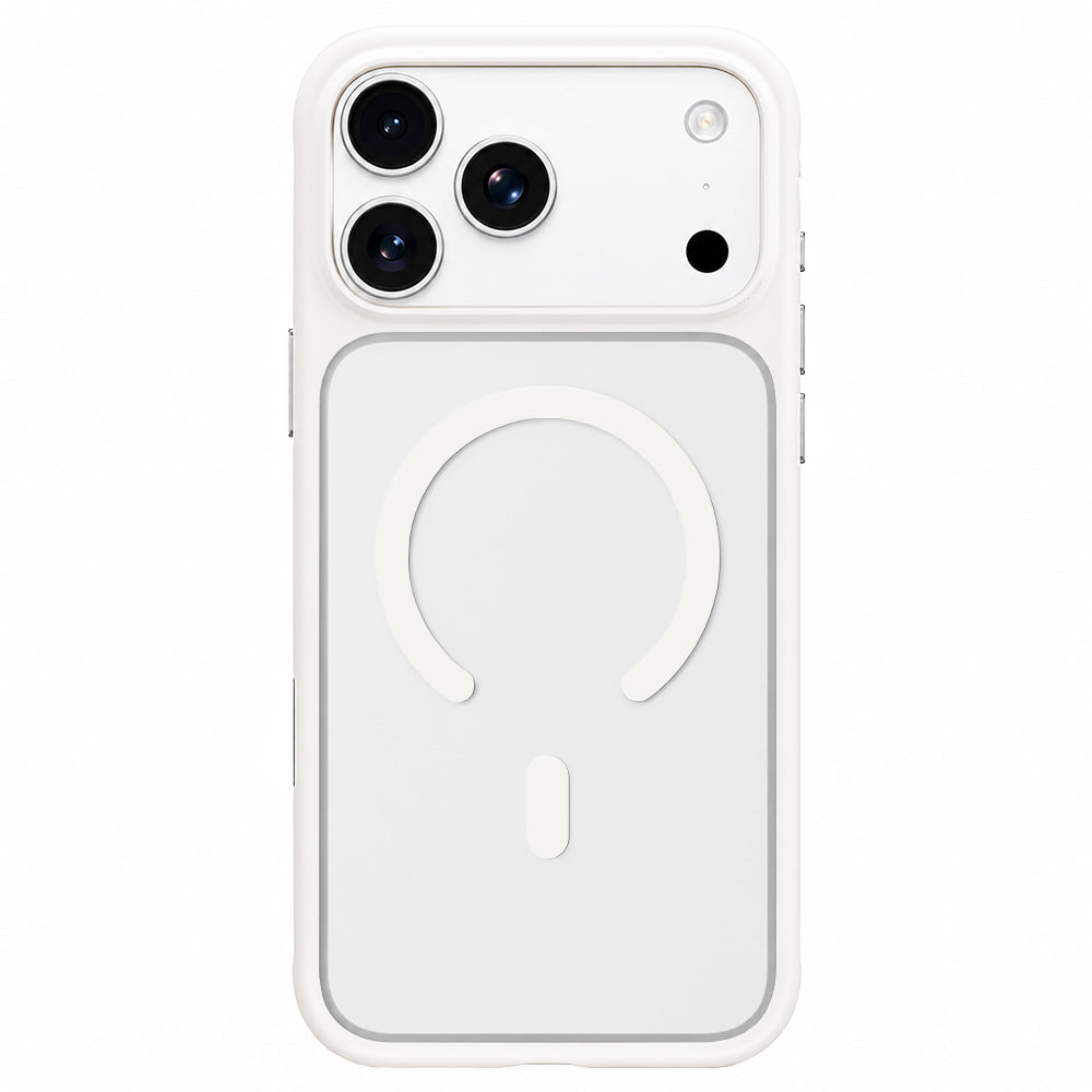 MagSafe Case for Apple iPhone 18 Pro Max / 17 Pro Max, Blueo, Skin-Friendly Anti-Drop, Satin White