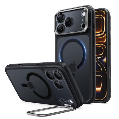 MagSafe tok Apple iPhone 18 Pro Max / 17 Pro Max számára, ESR, Classic Hybrid Kickstand, Fekete Szatén