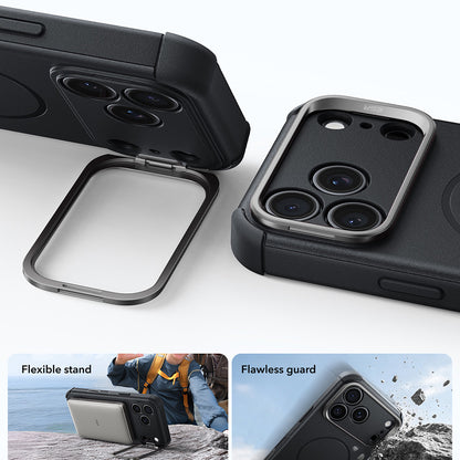 MagSafe tok Apple iPhone 18 Pro Max / 17 Pro Max készülékhez, ESR, Cyber Armor Kickstand, Fekete