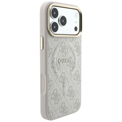 MagSafe Case for Apple iPhone 18 Pro Max / 17 Pro Max, Guess, 4G Embossed Classic, Pink