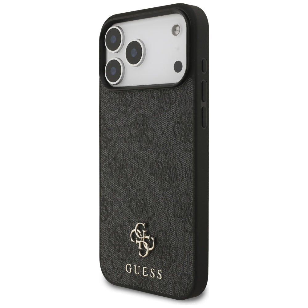 MagSafe Case for Apple iPhone 18 Pro Max / 17 Pro Max, Guess, 4G Small and Classic, Black