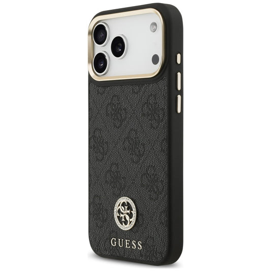 MagSafe tok Apple iPhone 18 Pro Max / 17 Pro Max készülékhez, Guess, 4G Strass Logo, fekete