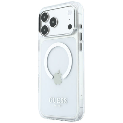 MagSafe tok Apple iPhone 18 Pro Max / 17 Pro Max készülékhez, Guess, Fém Kontúr, Ezüst