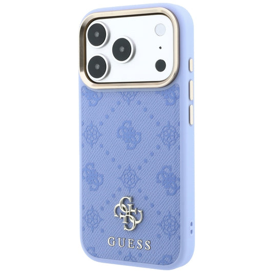 MagSafe tok Apple iPhone 18 Pro Max / 17 Pro Max készülékhez, Guess, Peony 4G kis logó, kék