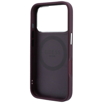 Guess Triangle Logo bordó MagSafe tok Apple iPhone 18 Pro Max / 17 Pro Max készülékhez