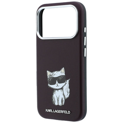 MagSafe tok Apple iPhone 18 Pro Max / 17 Pro Max számára, Karl Lagerfeld, Choupette Sketch, Bordó