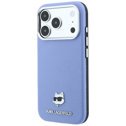 MagSafe tok Apple iPhone 18 Pro Max / 17 Pro Max számára, Karl Lagerfeld, Grained Choupette Head, Kék