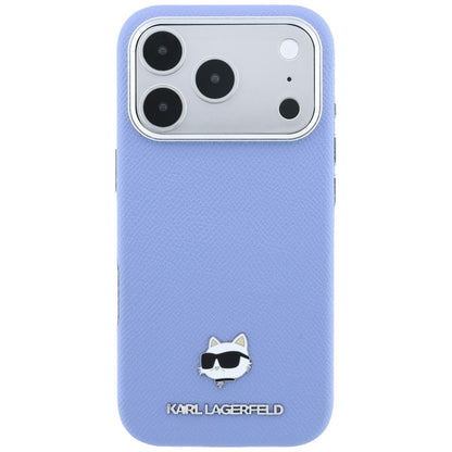 MagSafe tok Apple iPhone 18 Pro Max / 17 Pro Max számára, Karl Lagerfeld, Grained Choupette Head, Kék