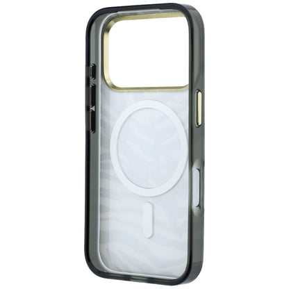 MagSafe Case for Apple iPhone 18 Pro Max / 17 Pro Max, Karl Lagerfeld, HC IML Signature Zebra Glitter Gold, Black