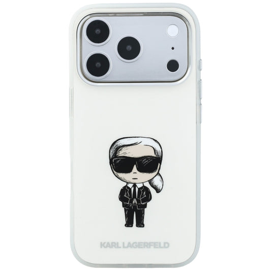 MagSafe tok Apple iPhone 18 Pro Max / 17 Pro Max készülékhez, Karl Lagerfeld, IML Ikonik Sketch Print, bézs