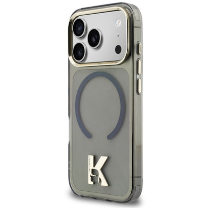 MagSafe tok Apple iPhone 18 Pro Max / 17 Pro Max készülékhez, Karl Lagerfeld, IML Karl Head Logo, fekete