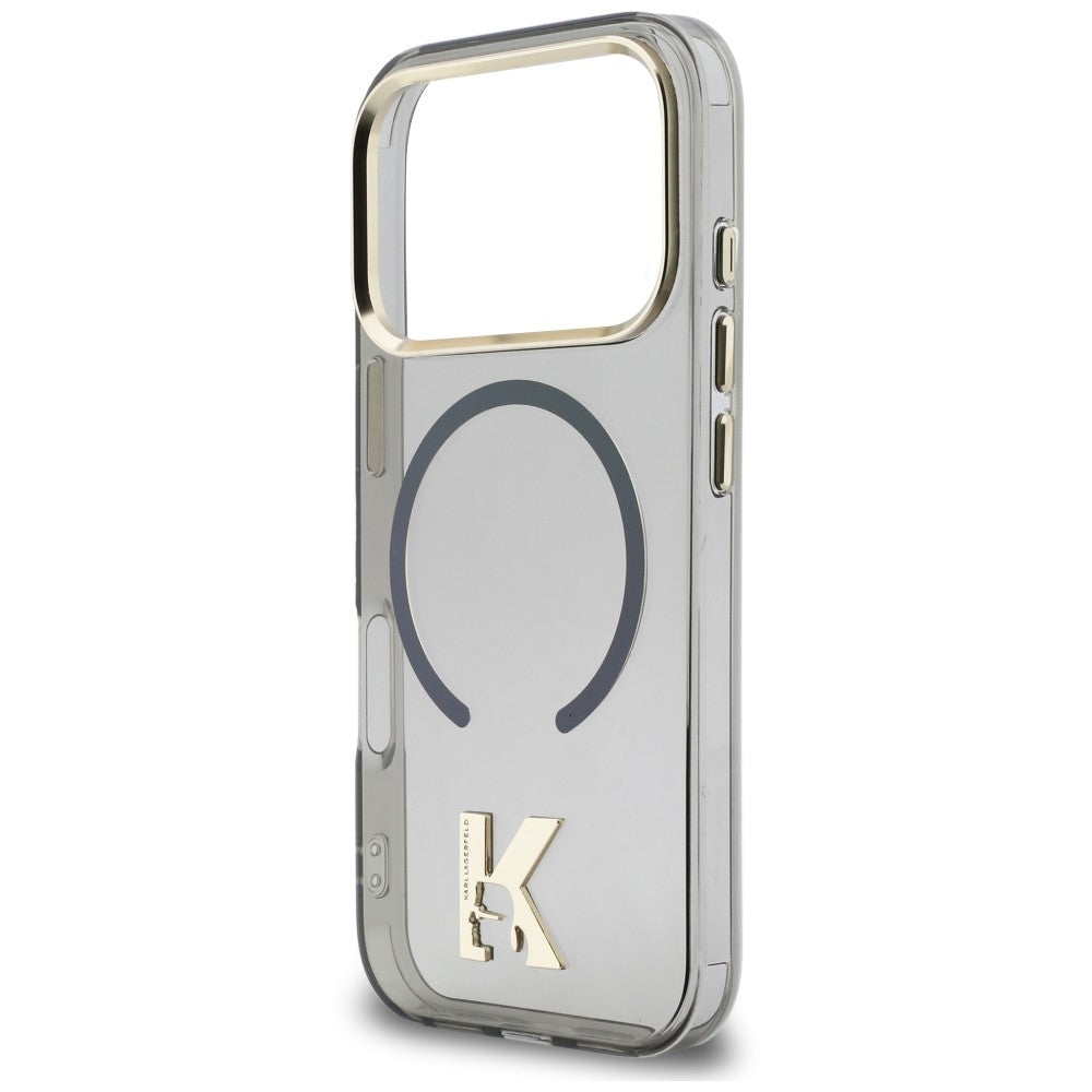 MagSafe tok Apple iPhone 18 Pro Max / 17 Pro Max készülékhez, Karl Lagerfeld, IML Karl Head Logo, fekete