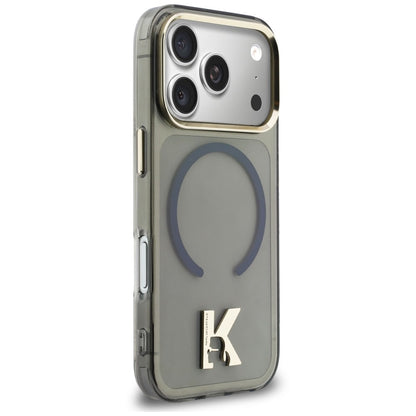 MagSafe tok Apple iPhone 18 Pro Max / 17 Pro Max készülékhez, Karl Lagerfeld, IML Karl Head Logo, fekete