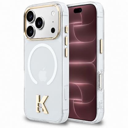 MagSafe tok Apple iPhone 18 Pro Max / 17 Pro Max készülékhez, Karl Lagerfeld, IML Karl Head Logo, átlátszó