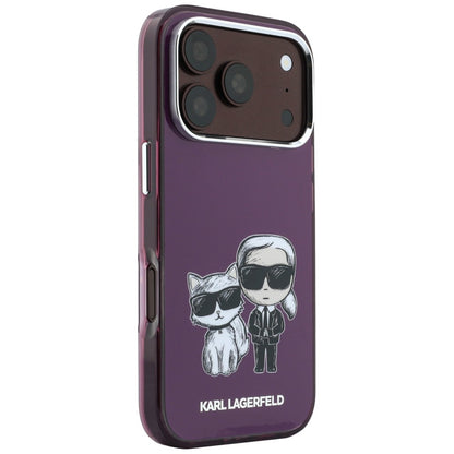MagSafe tok Apple iPhone 18 Pro Max / 17 Pro Max számára, Karl Lagerfeld, IML KC Bodies Sketch Print, Bordó