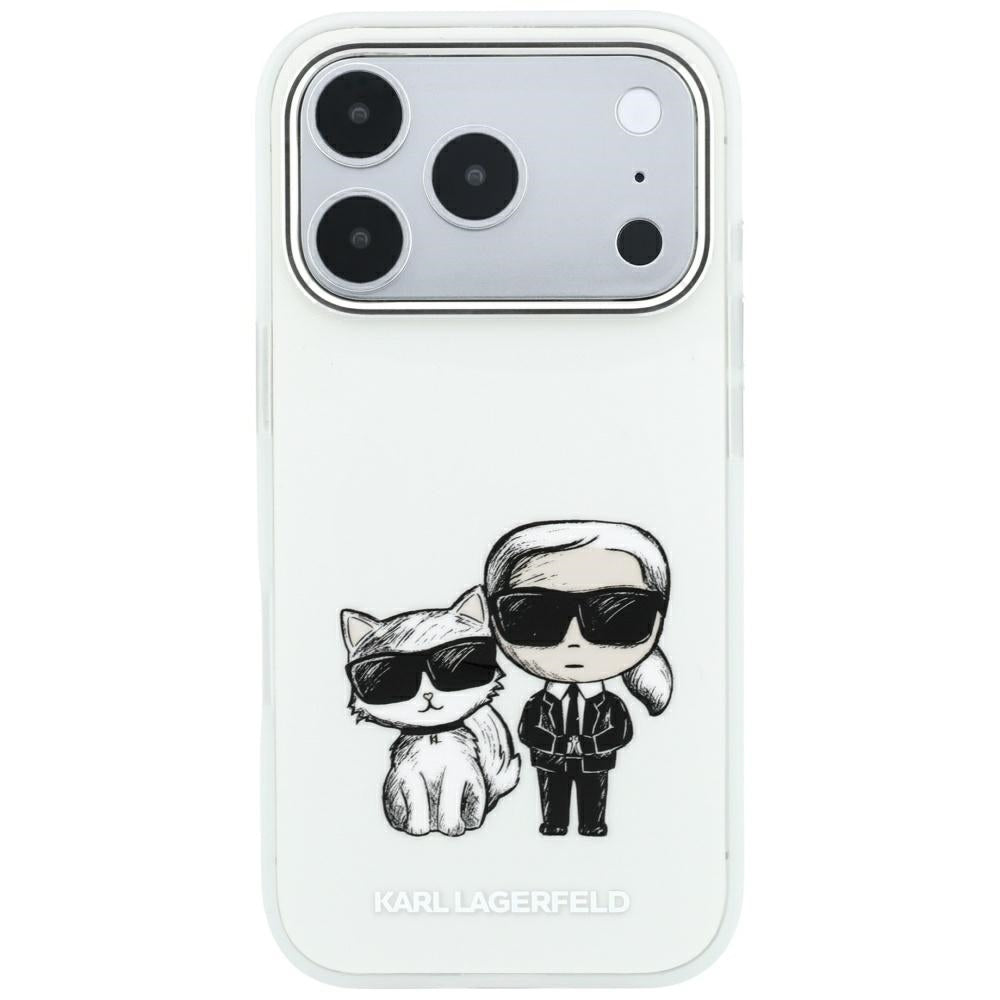 MagSafe tok Apple iPhone 18 Pro Max / 17 Pro Max készülékhez, Karl Lagerfeld, KC Bodies Sketch, Bézs
