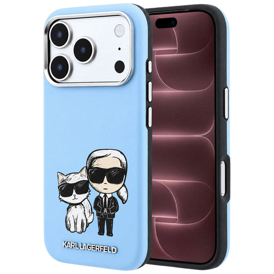 MagSafe tok Apple iPhone 18 Pro Max / 17 Pro Max számára, Karl Lagerfeld, KC Bodies Sketch, Kék