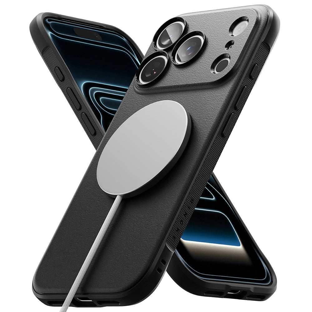 MagSafe tok Apple iPhone 18 Pro Max / 17 Pro Max készülékhez, Ringke, Onyx, Fekete