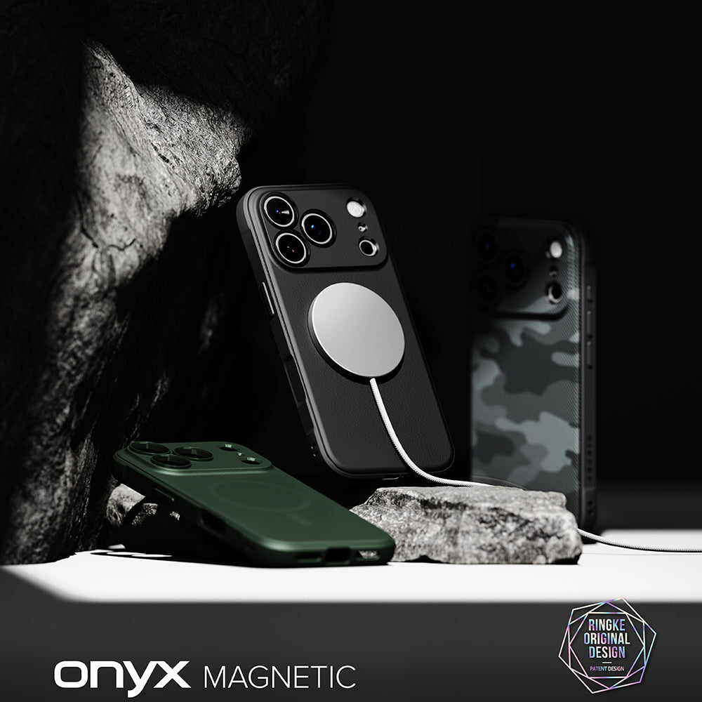 MagSafe tok Apple iPhone 18 Pro Max / 17 Pro Max készülékhez, Ringke, Onyx, Fekete