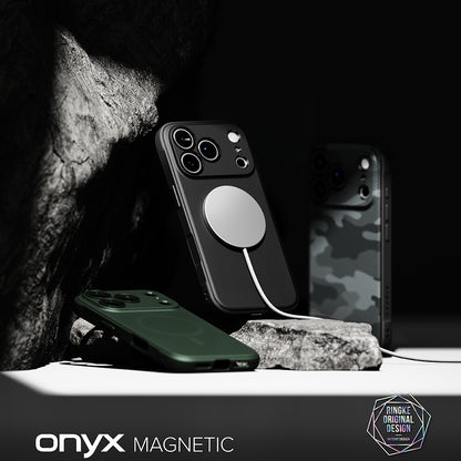 MagSafe tok Apple iPhone 18 Pro Max / 17 Pro Max készülékhez, Ringke, Onyx, Fekete