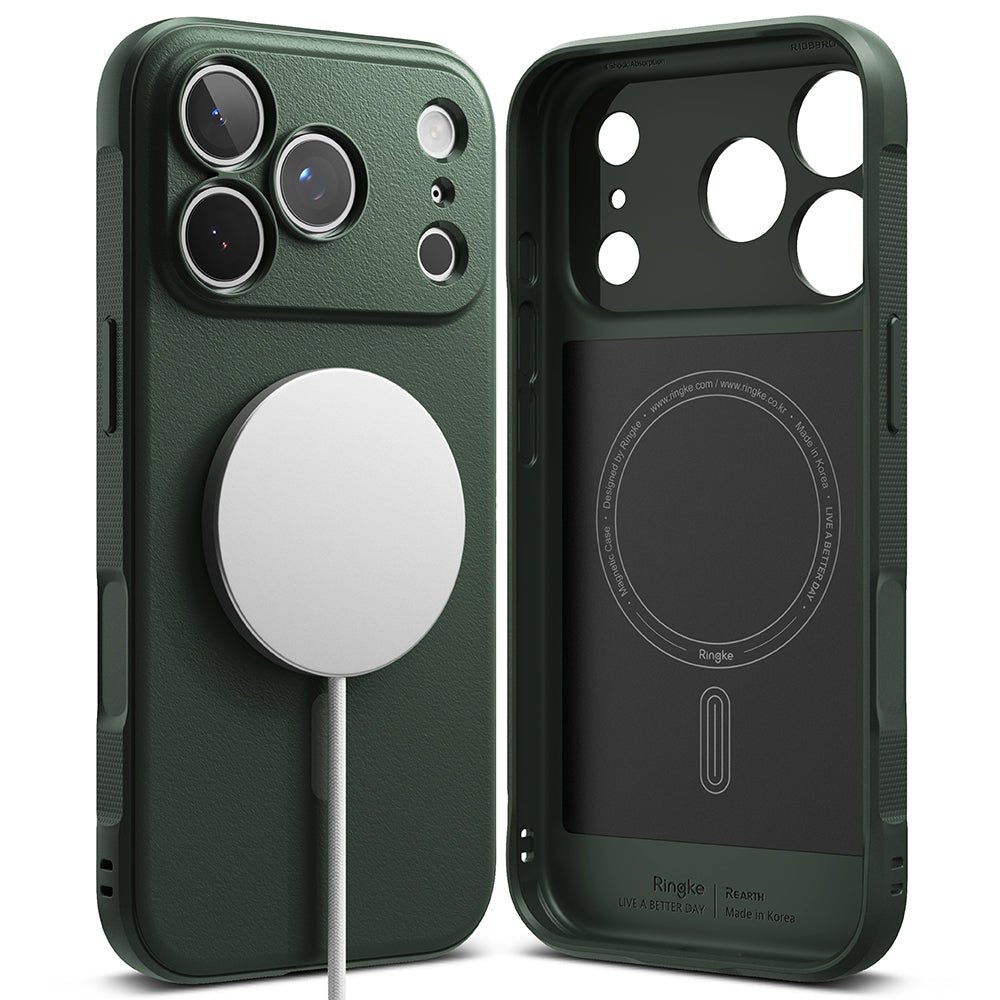 MagSafe tok Apple iPhone 18 Pro Max / 17 Pro Max készülékhez, Ringke, Onyx, Sötétzöld