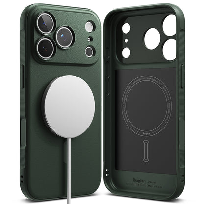 MagSafe tok Apple iPhone 18 Pro Max / 17 Pro Max készülékhez, Ringke, Onyx, Sötétzöld