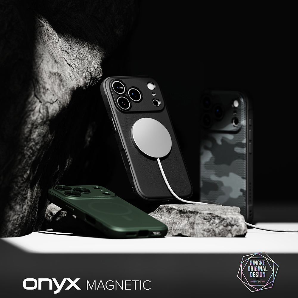 MagSafe tok Apple iPhone 18 Pro Max / 17 Pro Max készülékhez, Ringke, Onyx, Sötétzöld
