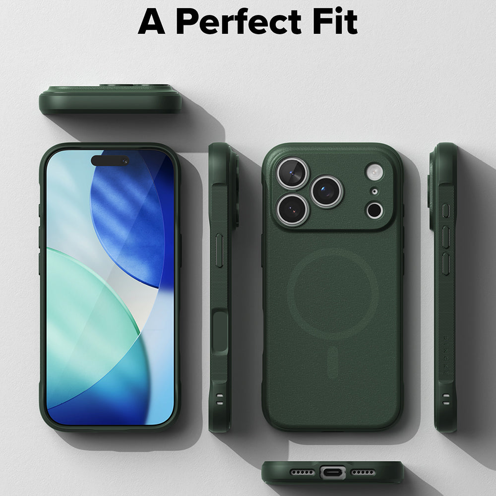 MagSafe tok Apple iPhone 18 Pro Max / 17 Pro Max készülékhez, Ringke, Onyx, Sötétzöld