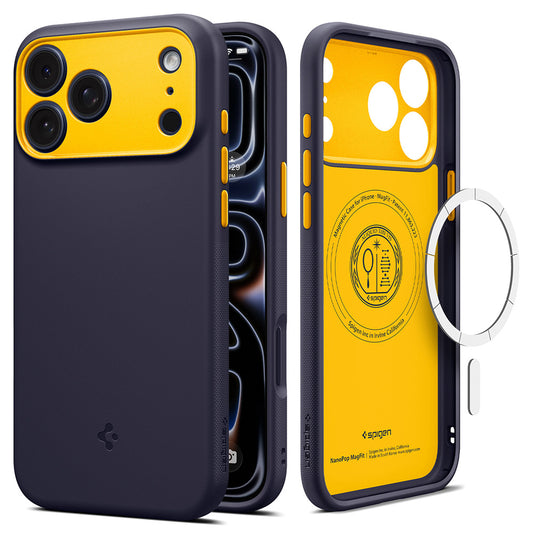 MagSafe tok Apple iPhone 18 Pro Max / 17 Pro Max készülékhez, Spigen, Caseology Nano Pop, Lila ACS12140